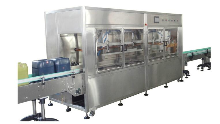 潤(rùn)滑油灌裝生產(chǎn)線灌裝操作視頻展示